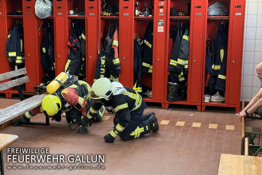 Ausbildung mit der Feuerwehr Mittenwalde
